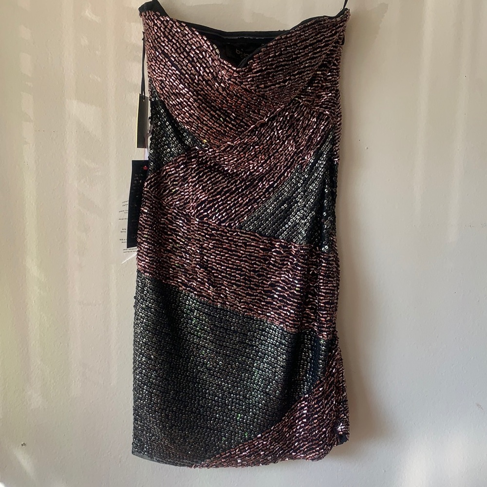 Bebe strapless dress